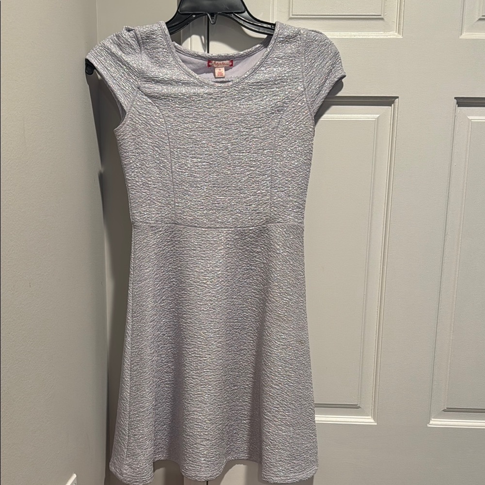 Light Gray Textured Dress